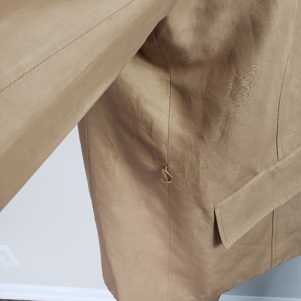 Lafayette 148 New York linen blend jacket size 12 - Picture 7 of 10